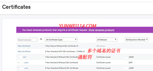 Godaddy 域名证书购买与配置 Godaddy 域名证书购买与配置