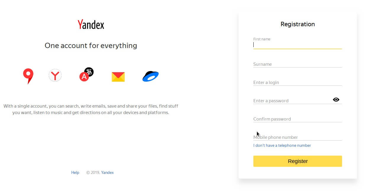 Yandex企业域名邮箱申请教程 Yandex企业域名邮箱申请教程